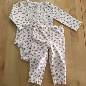 Carter’s floral coord set